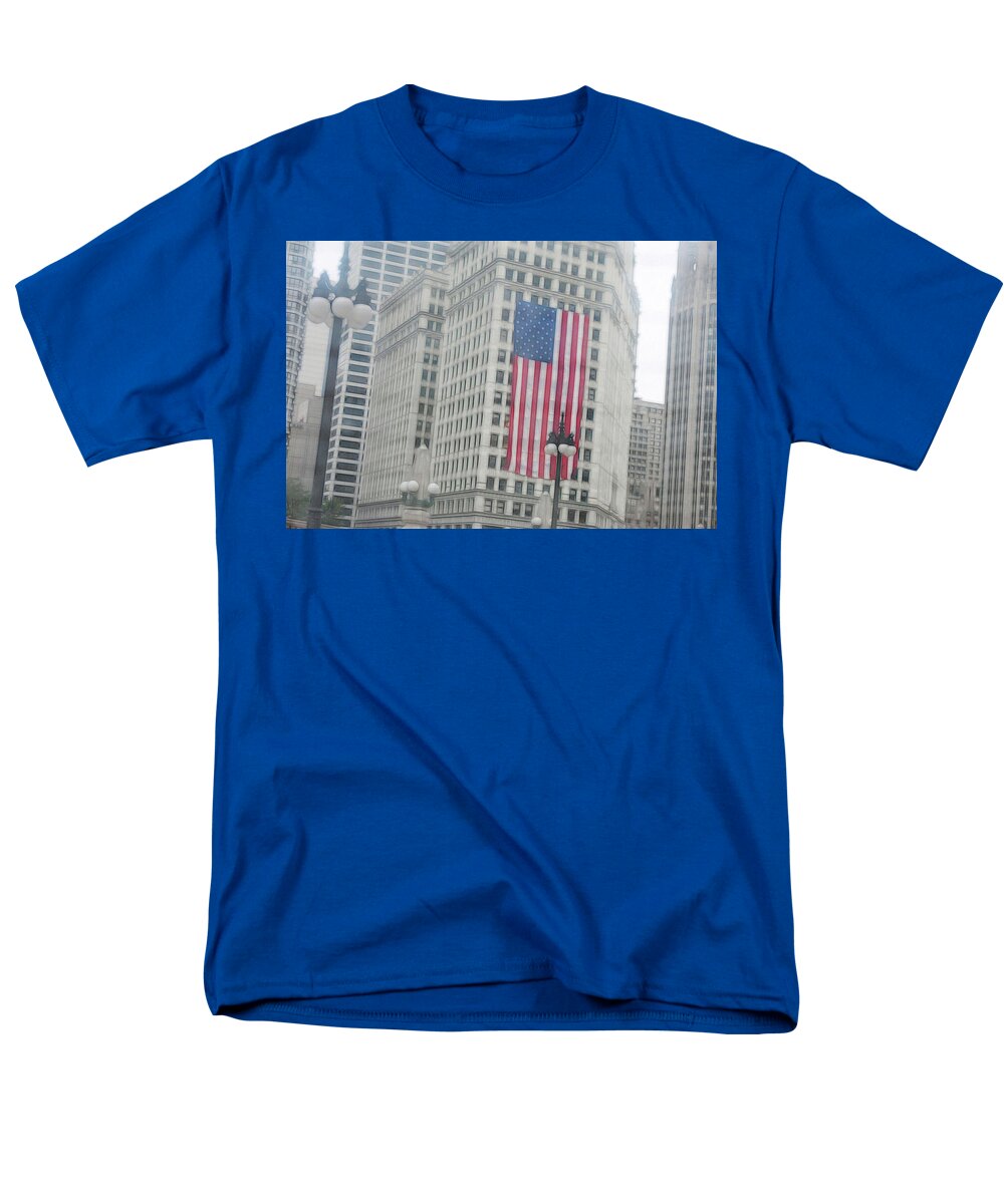 Patriotic Chicago - Men's T-Shirt  (Regular Fit)