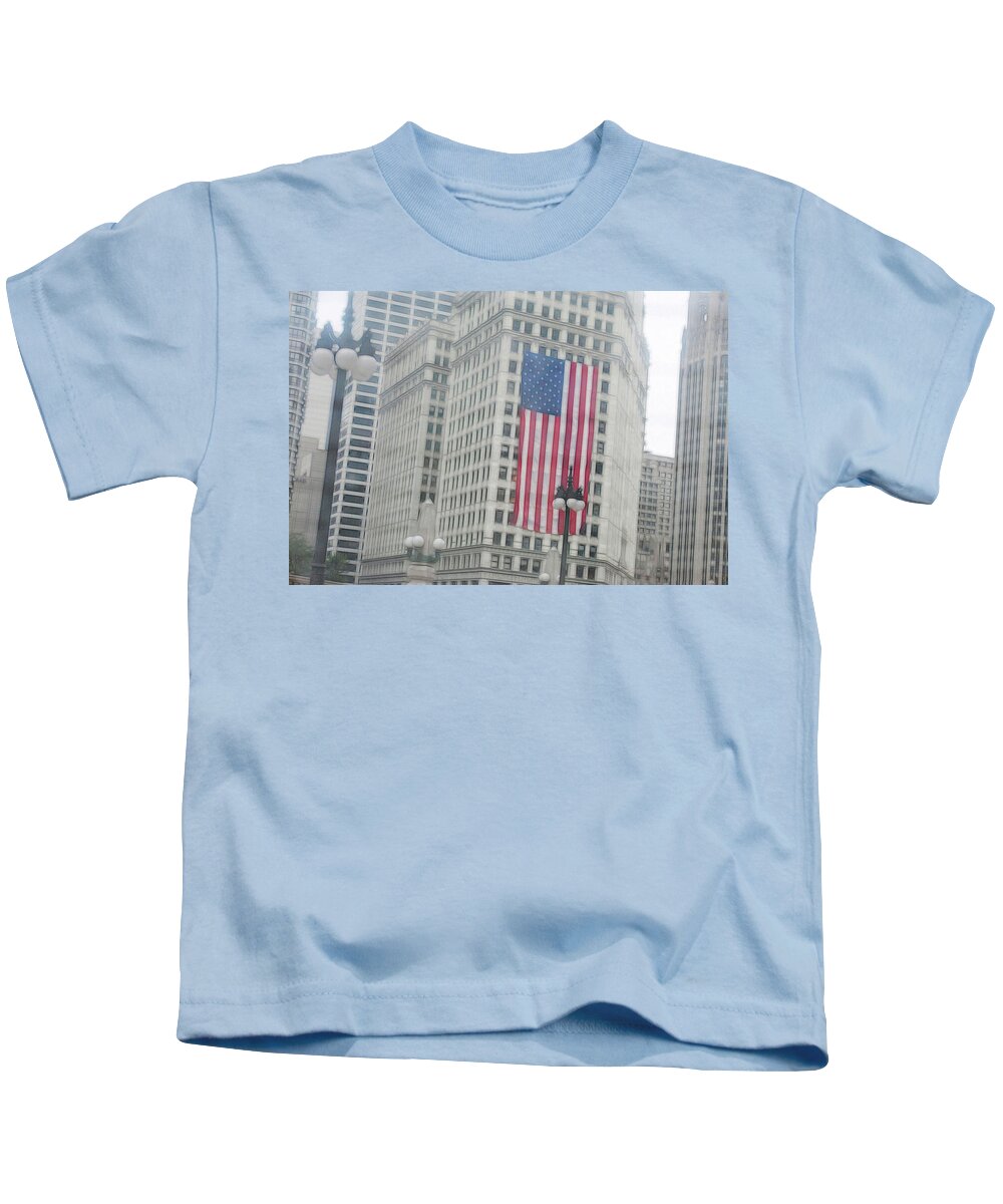 Patriotic Chicago - Kids T-Shirt