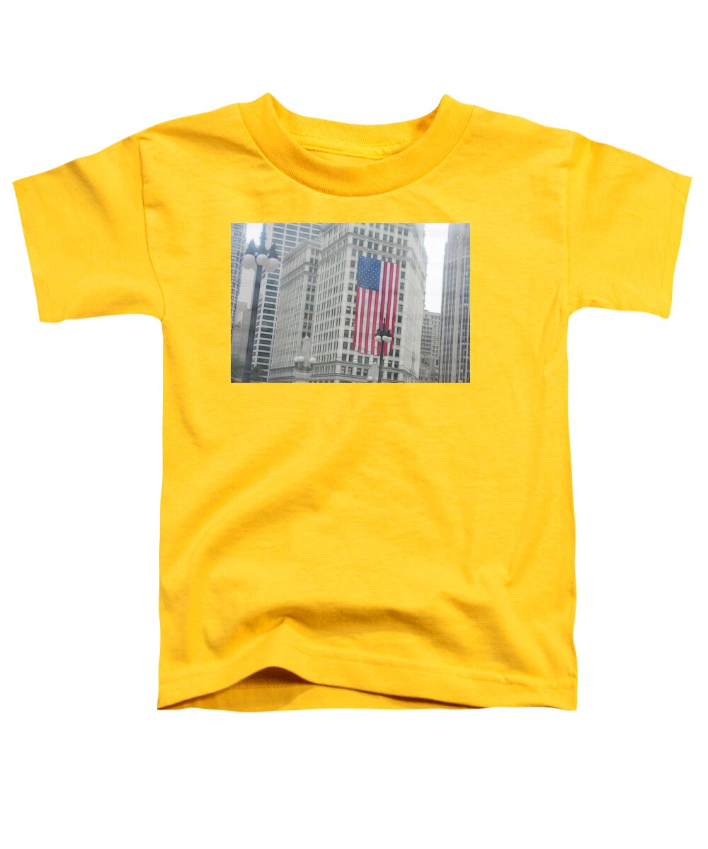 Patriotic Chicago - Toddler T-Shirt