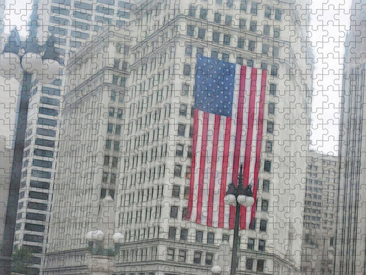 Patriotic Chicago - Puzzle