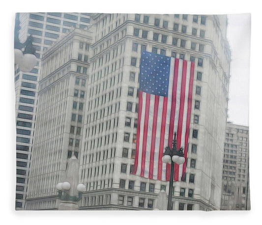 Patriotic Chicago - Blanket