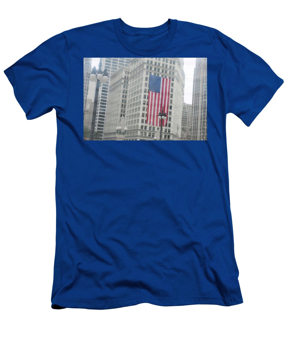 Patriotic Chicago - T-Shirt