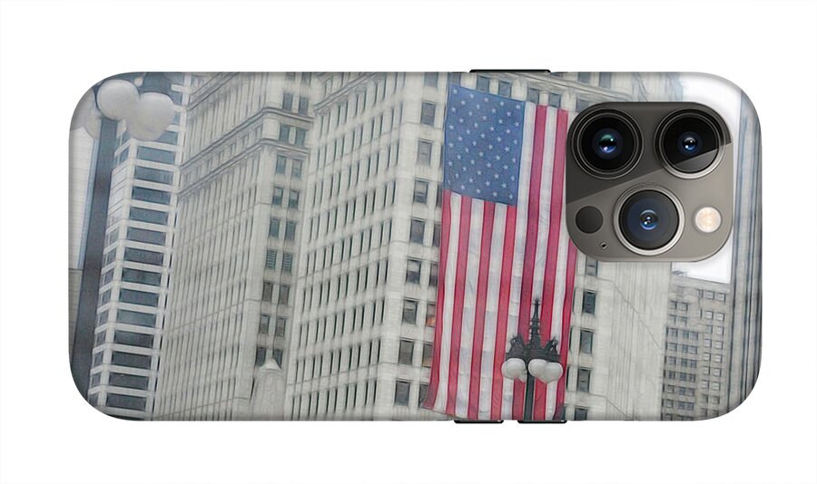 Patriotic Chicago - Phone Case