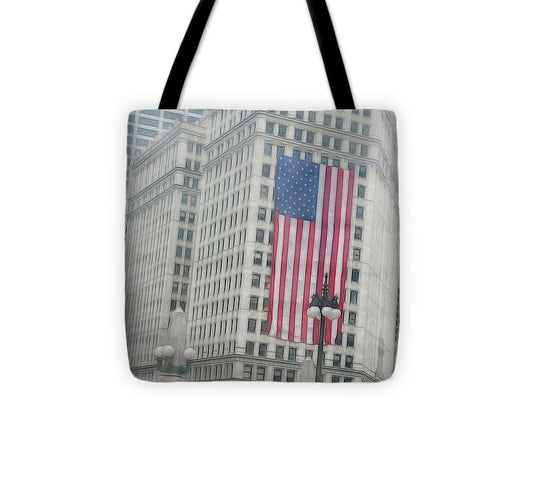 Patriotic Chicago - Tote Bag