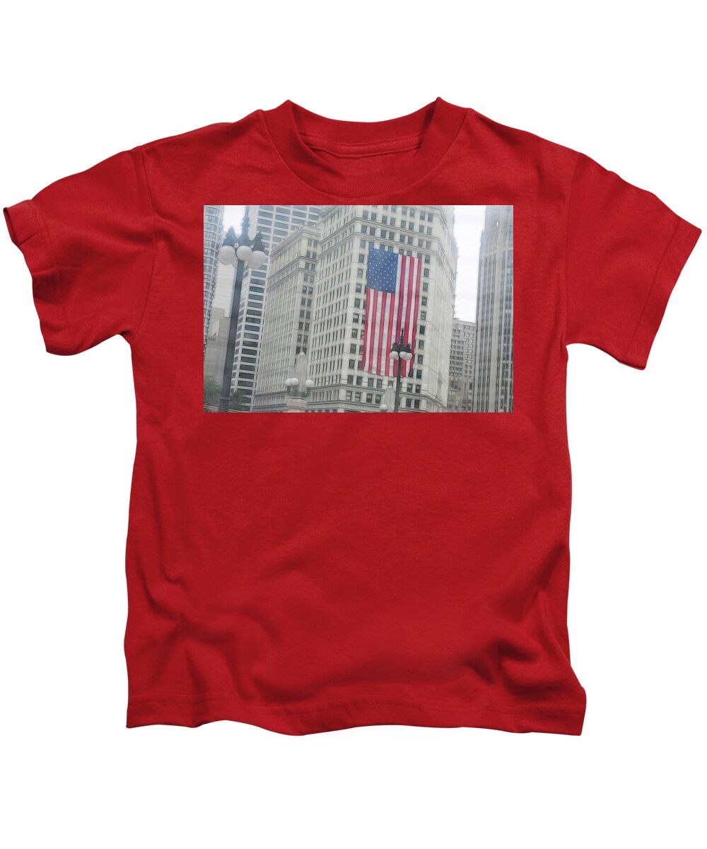 Patriotic Chicago - Kids T-Shirt