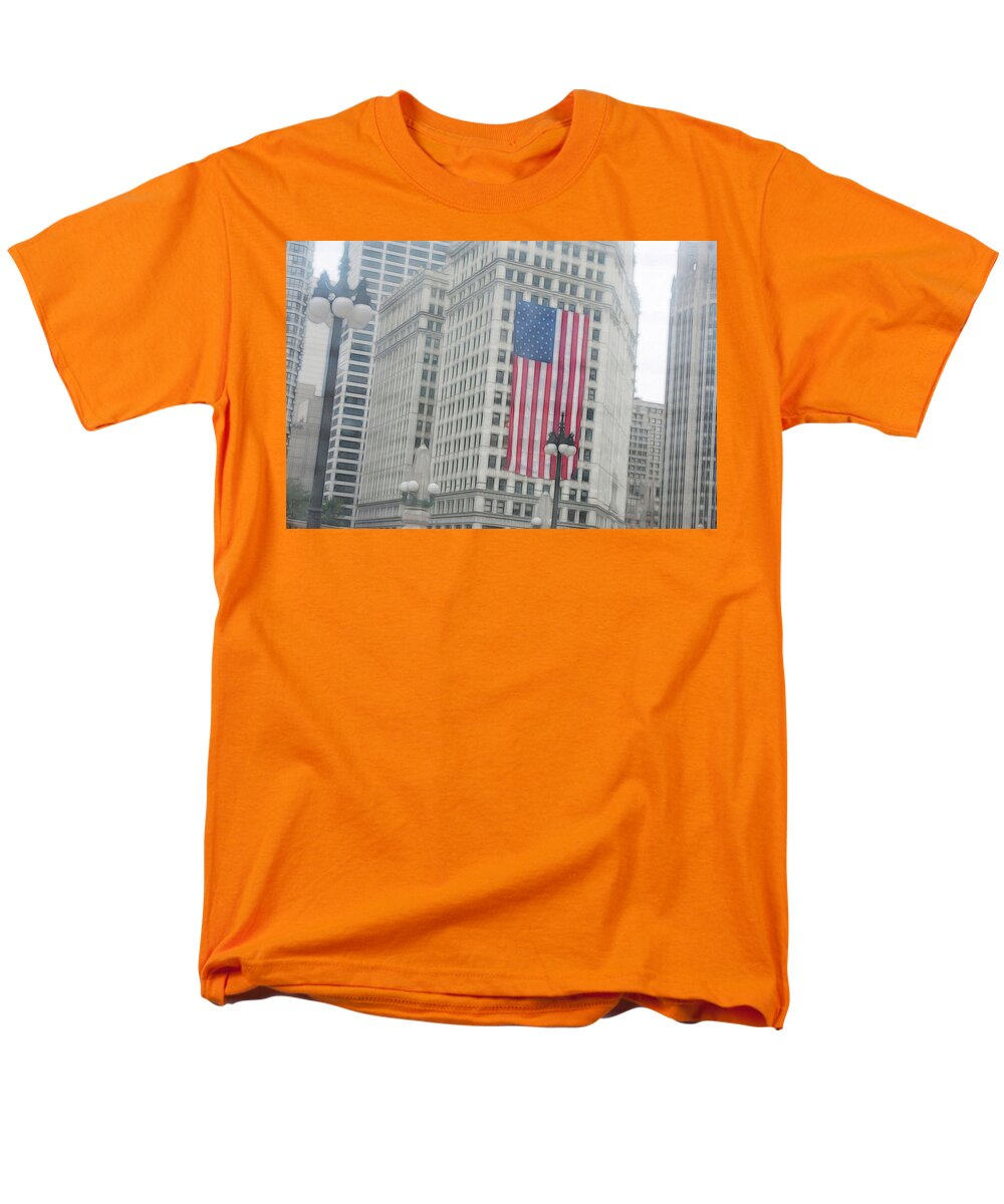 Patriotic Chicago - Men's T-Shirt  (Regular Fit)