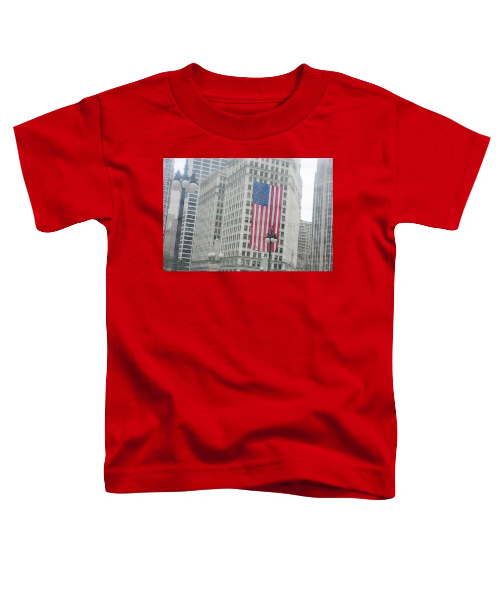 Patriotic Chicago - Toddler T-Shirt