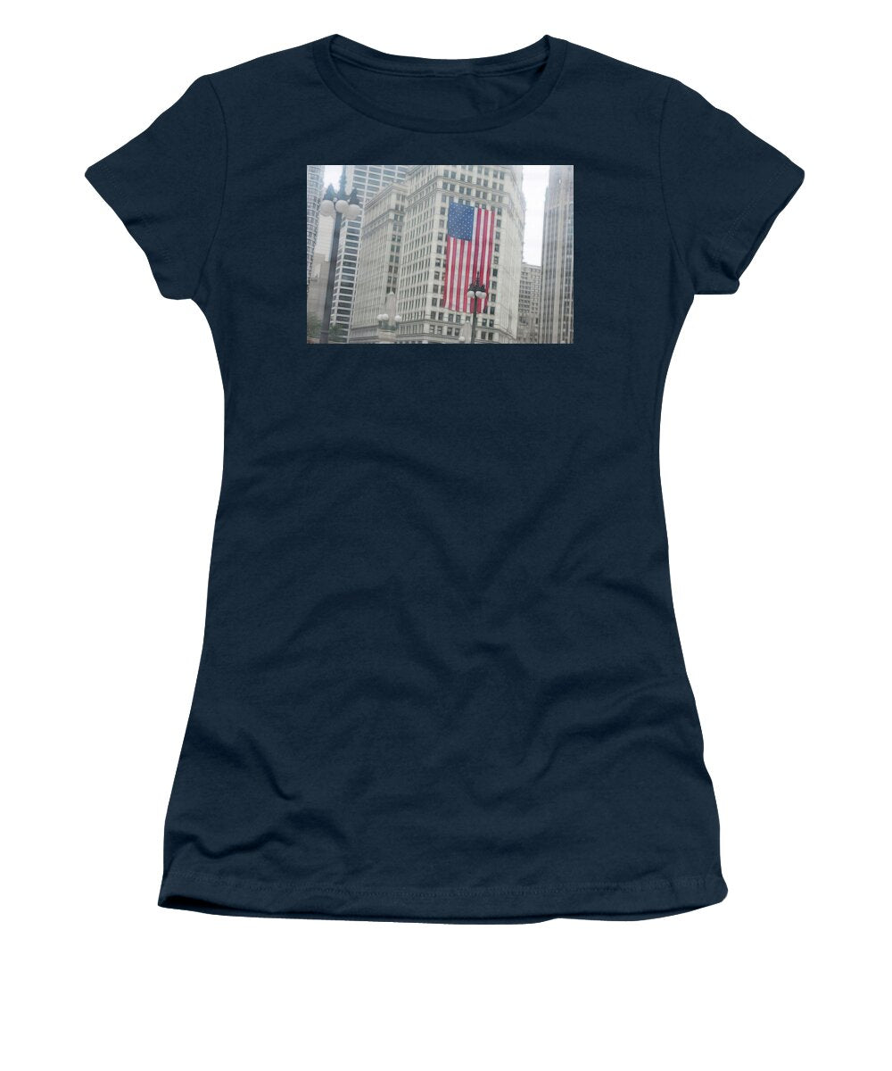 Patriotic Chicago - Women's T-Shirt