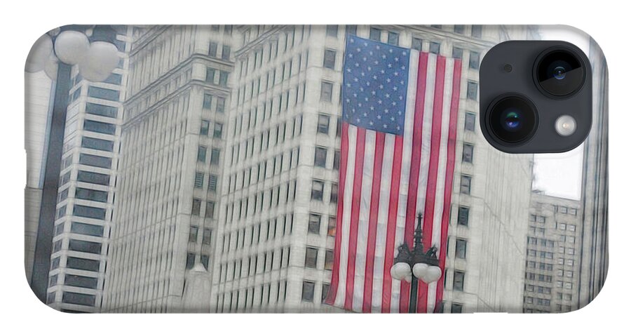 Patriotic Chicago - Phone Case