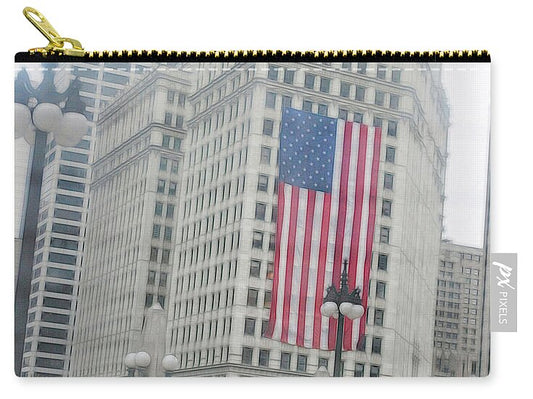 Patriotic Chicago - Zip Pouch