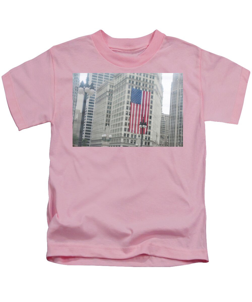 Patriotic Chicago - Kids T-Shirt