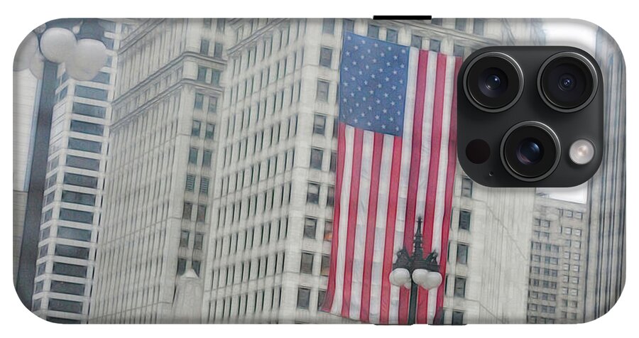 Patriotic Chicago - Phone Case