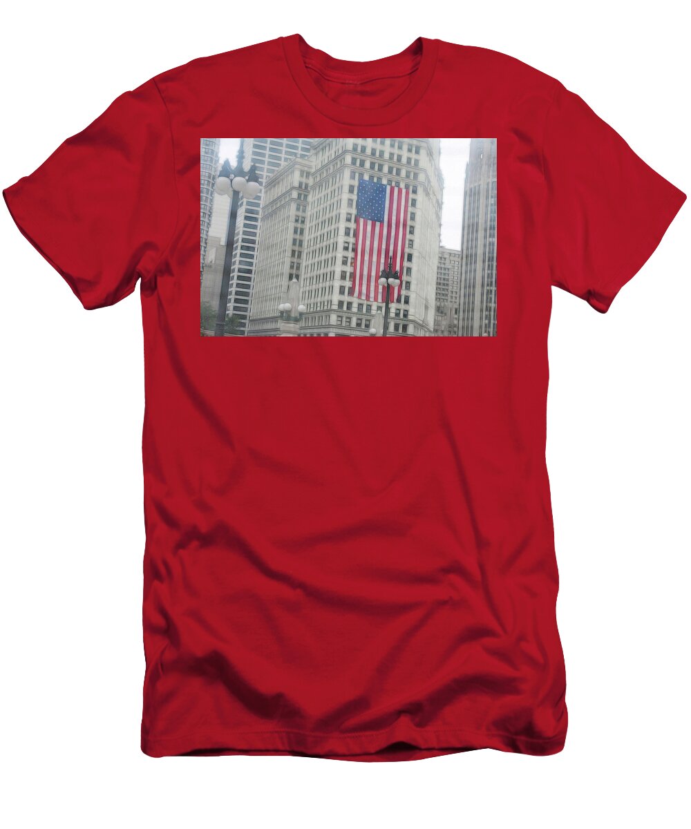 Patriotic Chicago - T-Shirt