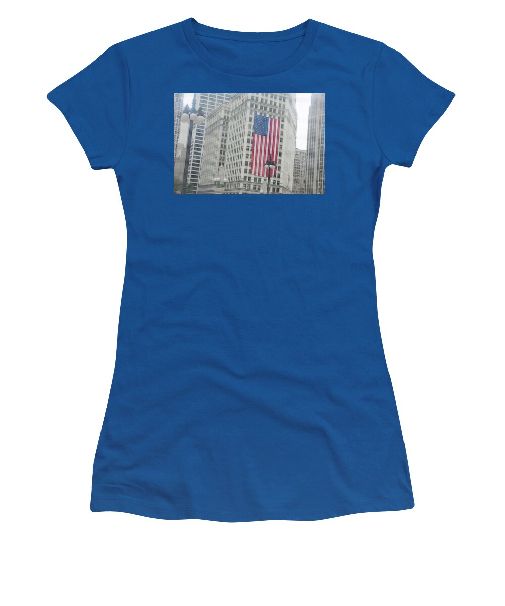 Patriotic Chicago - Women's T-Shirt