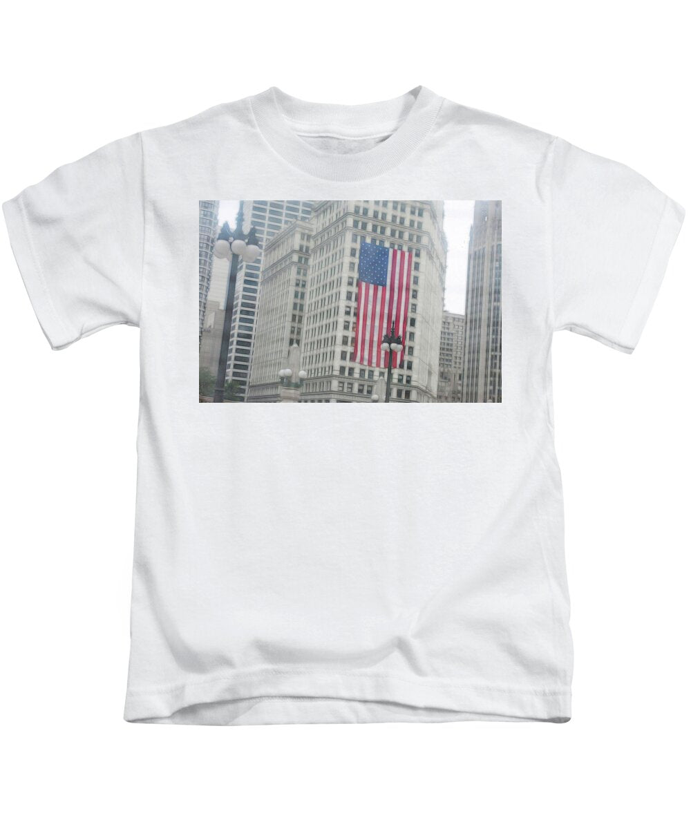 Patriotic Chicago - Kids T-Shirt