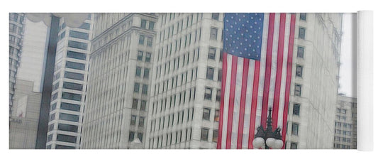 Patriotic Chicago - Yoga Mat