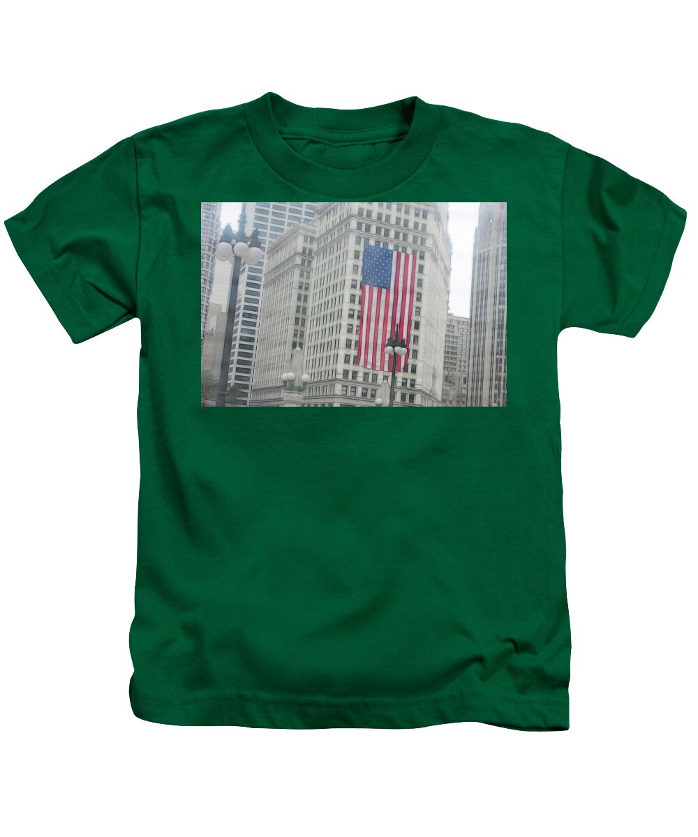 Patriotic Chicago - Kids T-Shirt