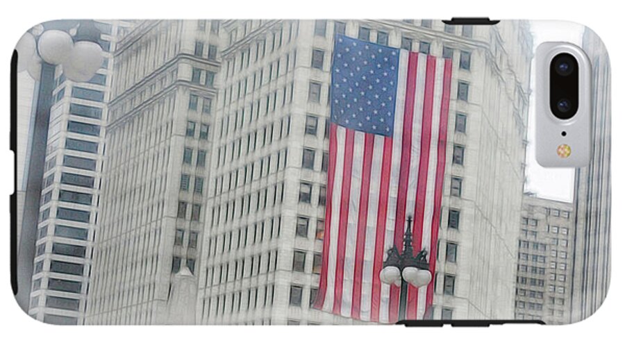 Patriotic Chicago - Phone Case