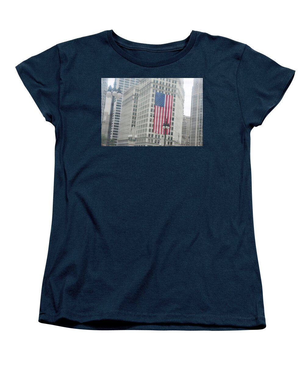 Patriotic Chicago - Women's T-Shirt (Standard Fit)