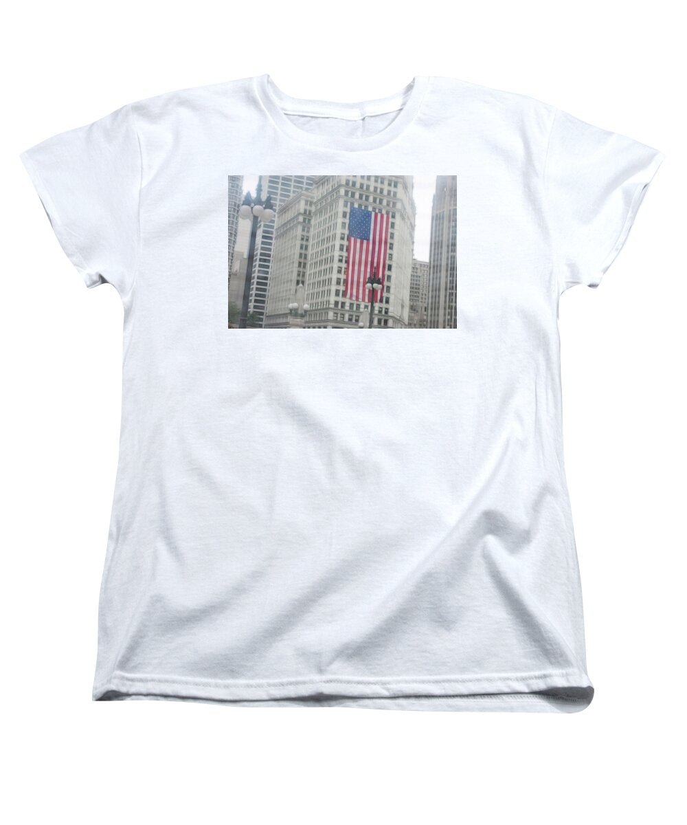 Patriotic Chicago - Women's T-Shirt (Standard Fit)