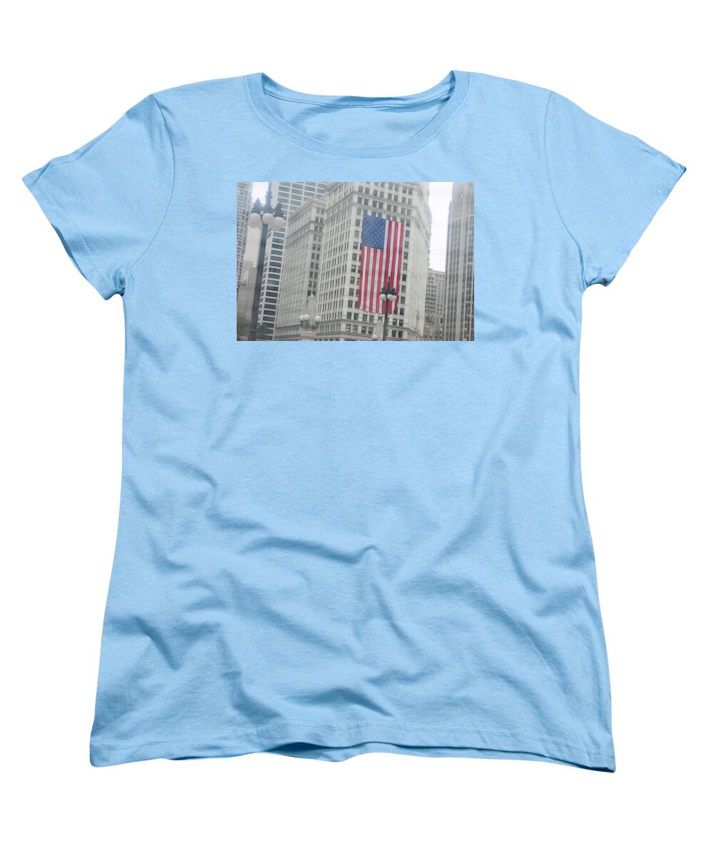 Patriotic Chicago - Women's T-Shirt (Standard Fit)