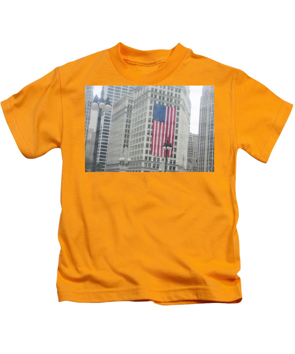 Patriotic Chicago - Kids T-Shirt