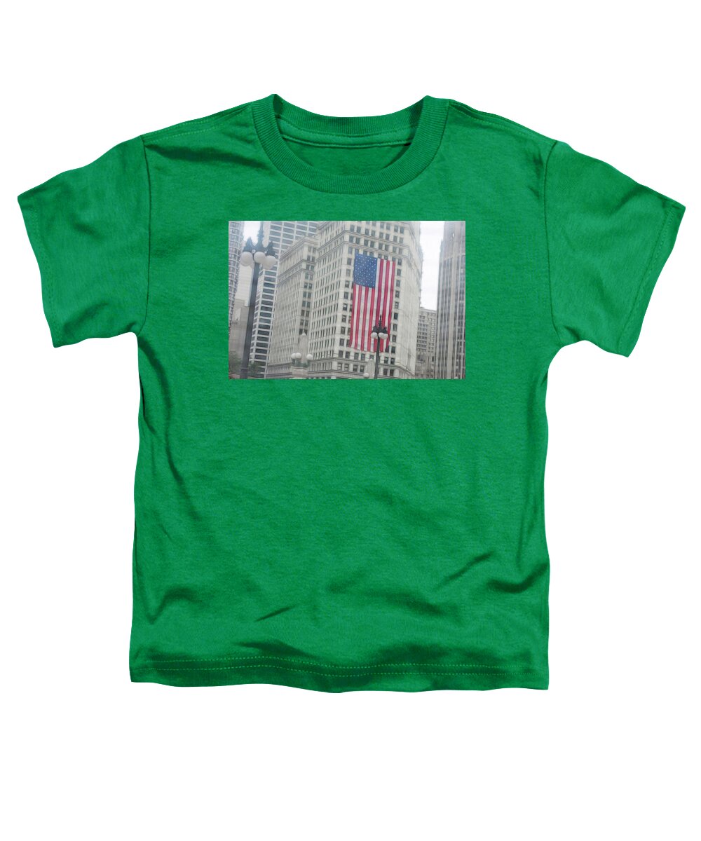 Patriotic Chicago - Toddler T-Shirt