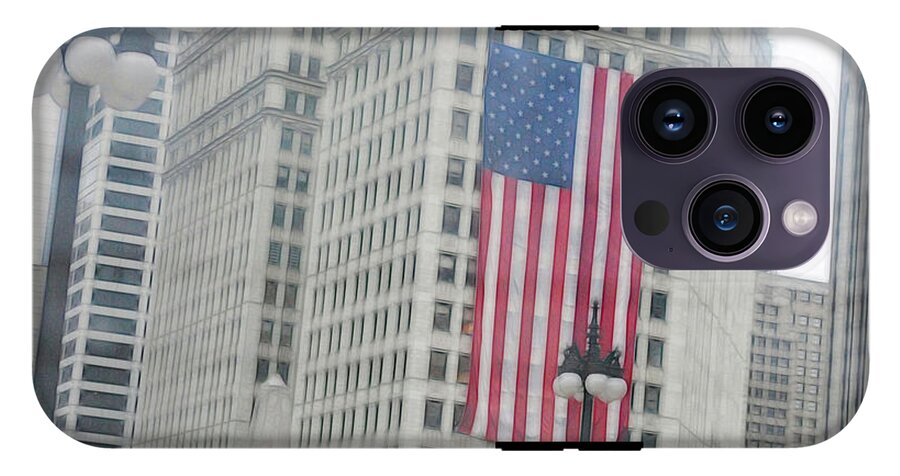 Patriotic Chicago - Phone Case