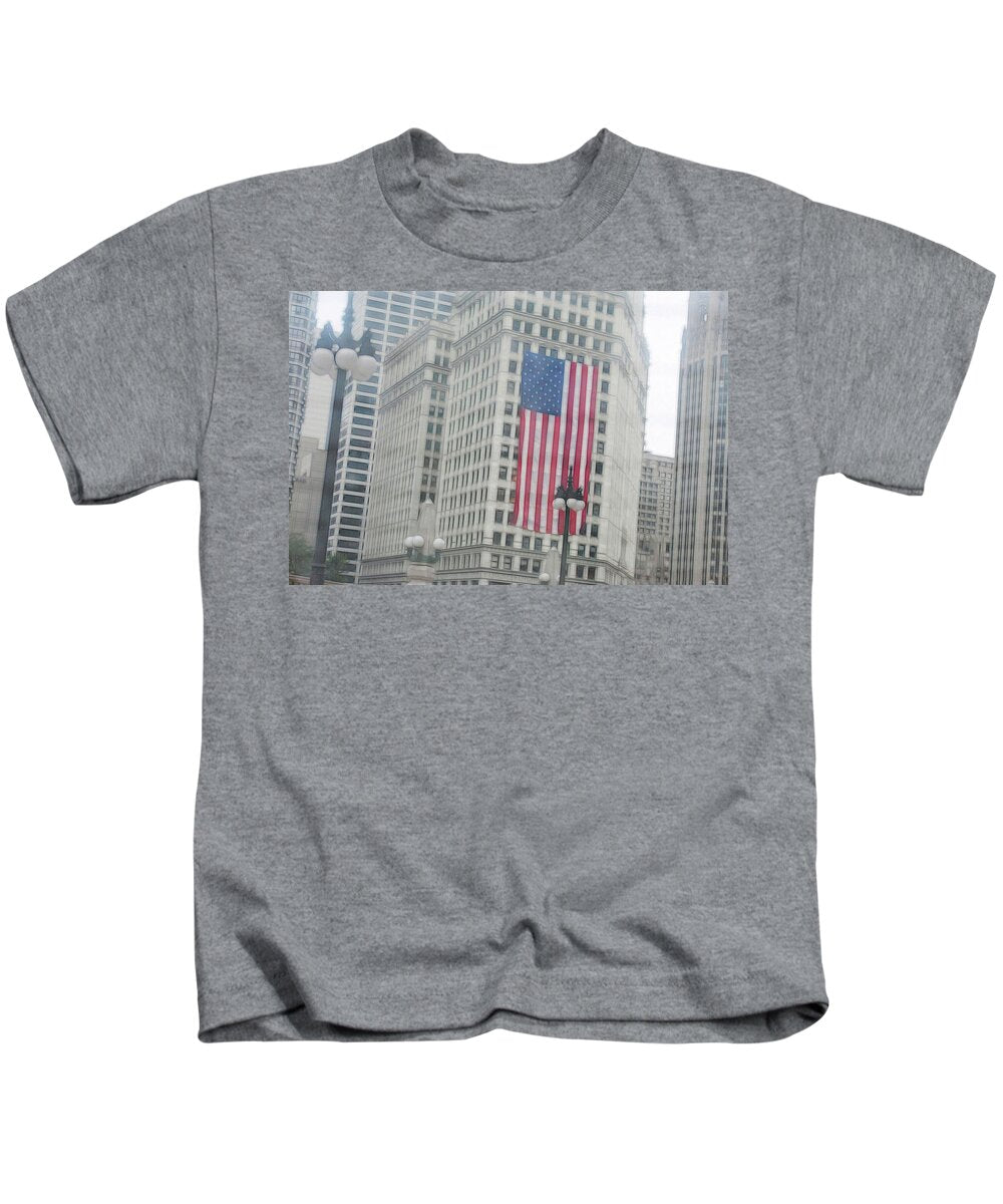 Patriotic Chicago - Kids T-Shirt