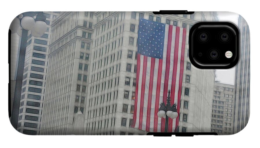 Patriotic Chicago - Phone Case