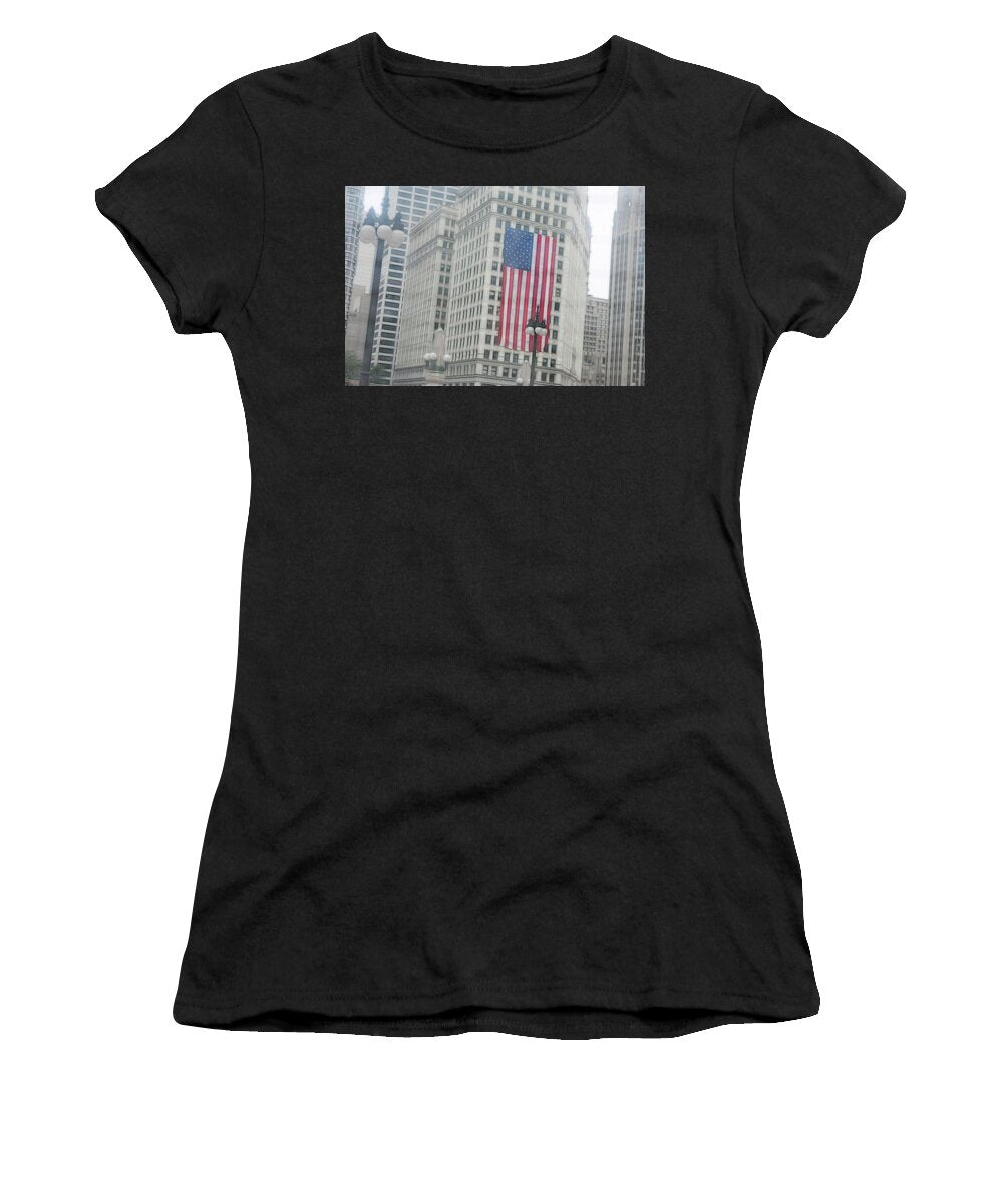 Patriotic Chicago - Women's T-Shirt