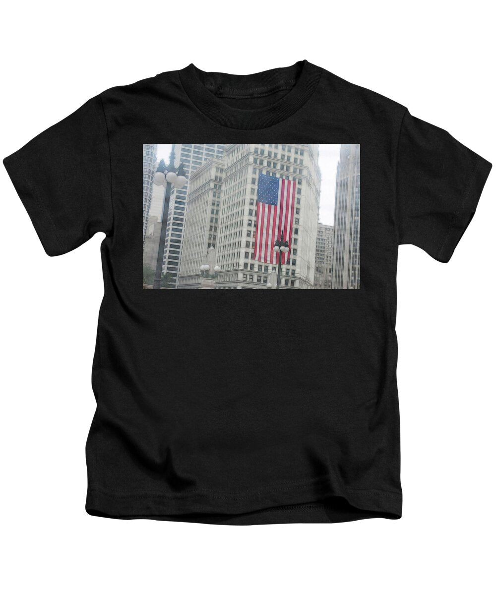 Patriotic Chicago - Kids T-Shirt