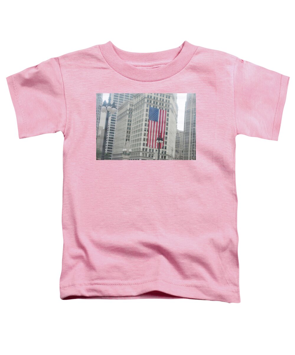 Patriotic Chicago - Toddler T-Shirt