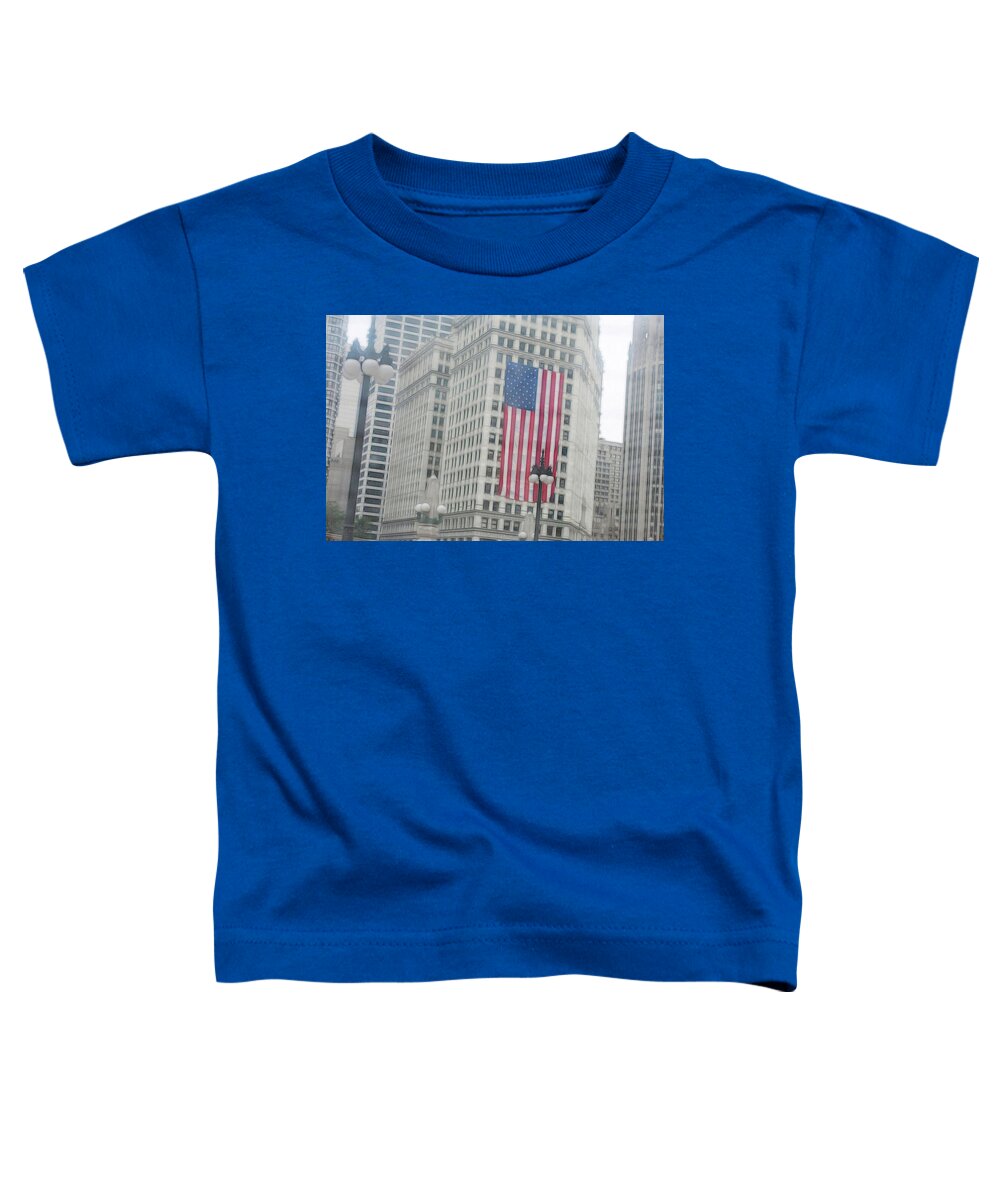 Patriotic Chicago - Toddler T-Shirt