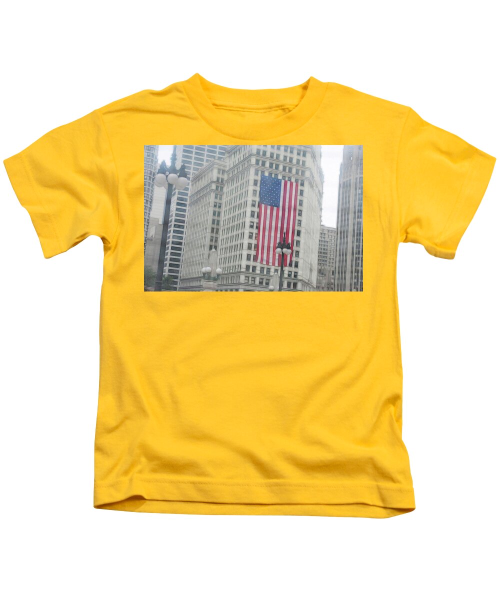 Patriotic Chicago - Kids T-Shirt