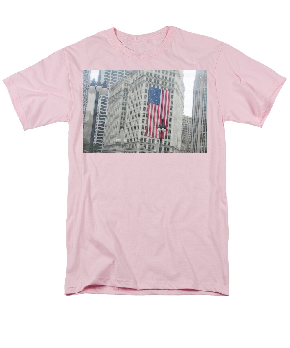 Patriotic Chicago - Men's T-Shirt  (Regular Fit)