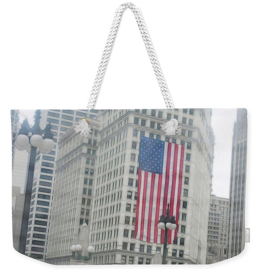 Patriotic Chicago - Weekender Tote Bag