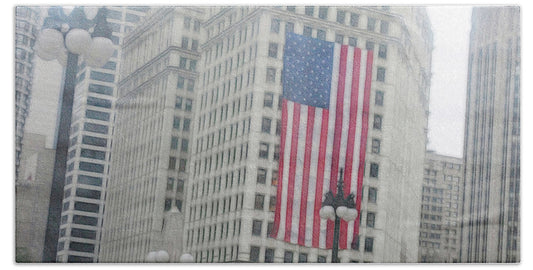 Patriotic Chicago - Bath Towel