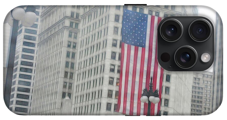 Patriotic Chicago - Phone Case