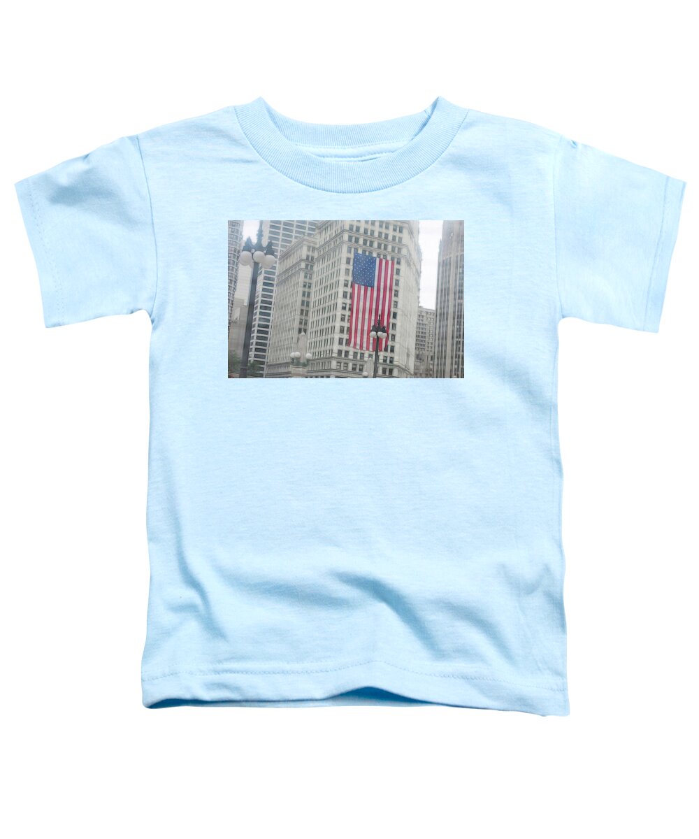 Patriotic Chicago - Toddler T-Shirt