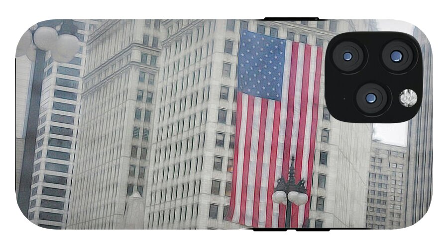 Patriotic Chicago - Phone Case