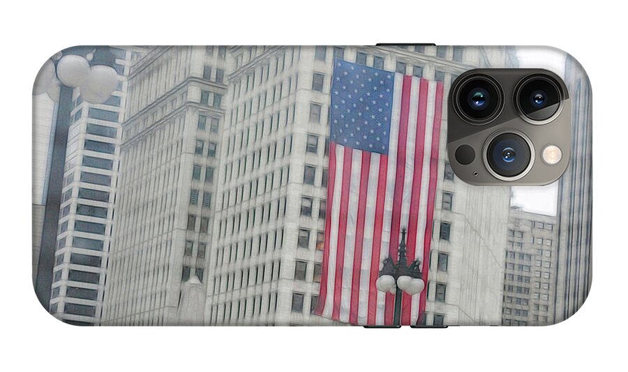 Patriotic Chicago - Phone Case