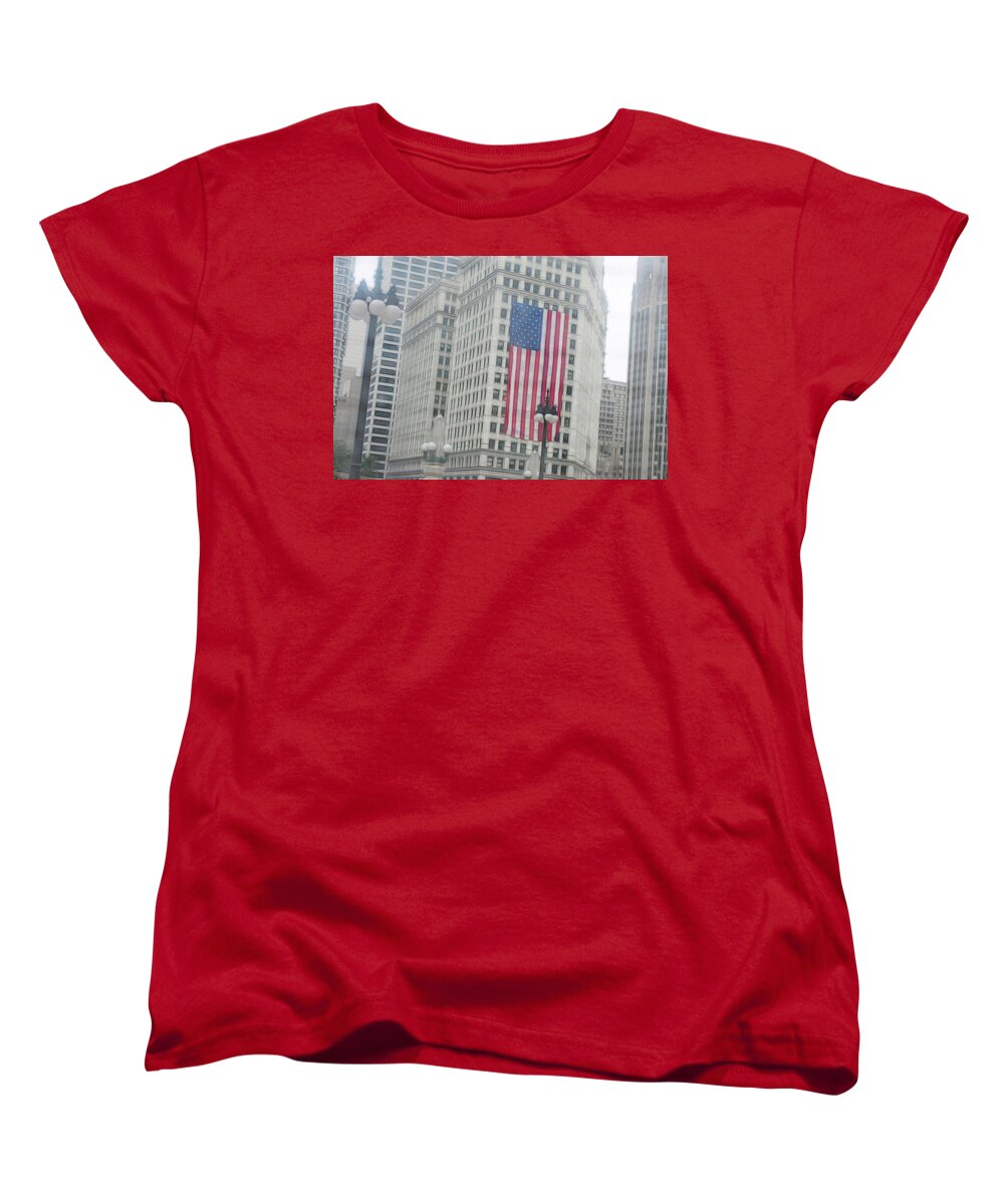 Patriotic Chicago - Women's T-Shirt (Standard Fit)