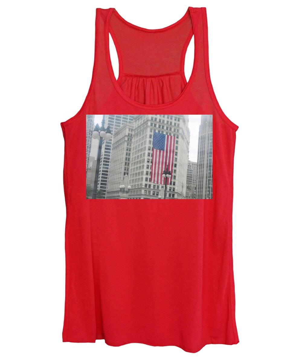 Patriotic Chicago - Women's Tank Top