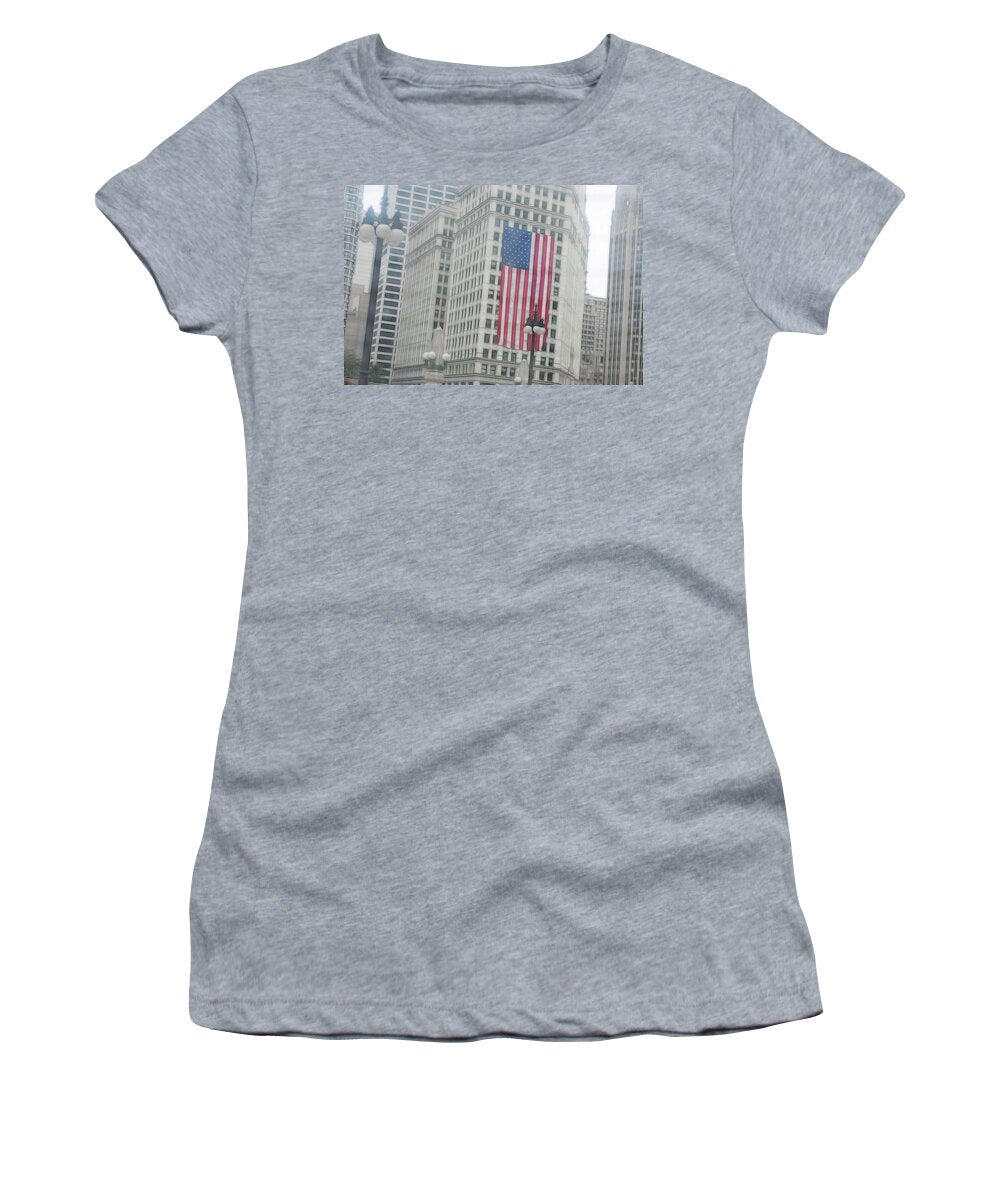 Patriotic Chicago - Women's T-Shirt