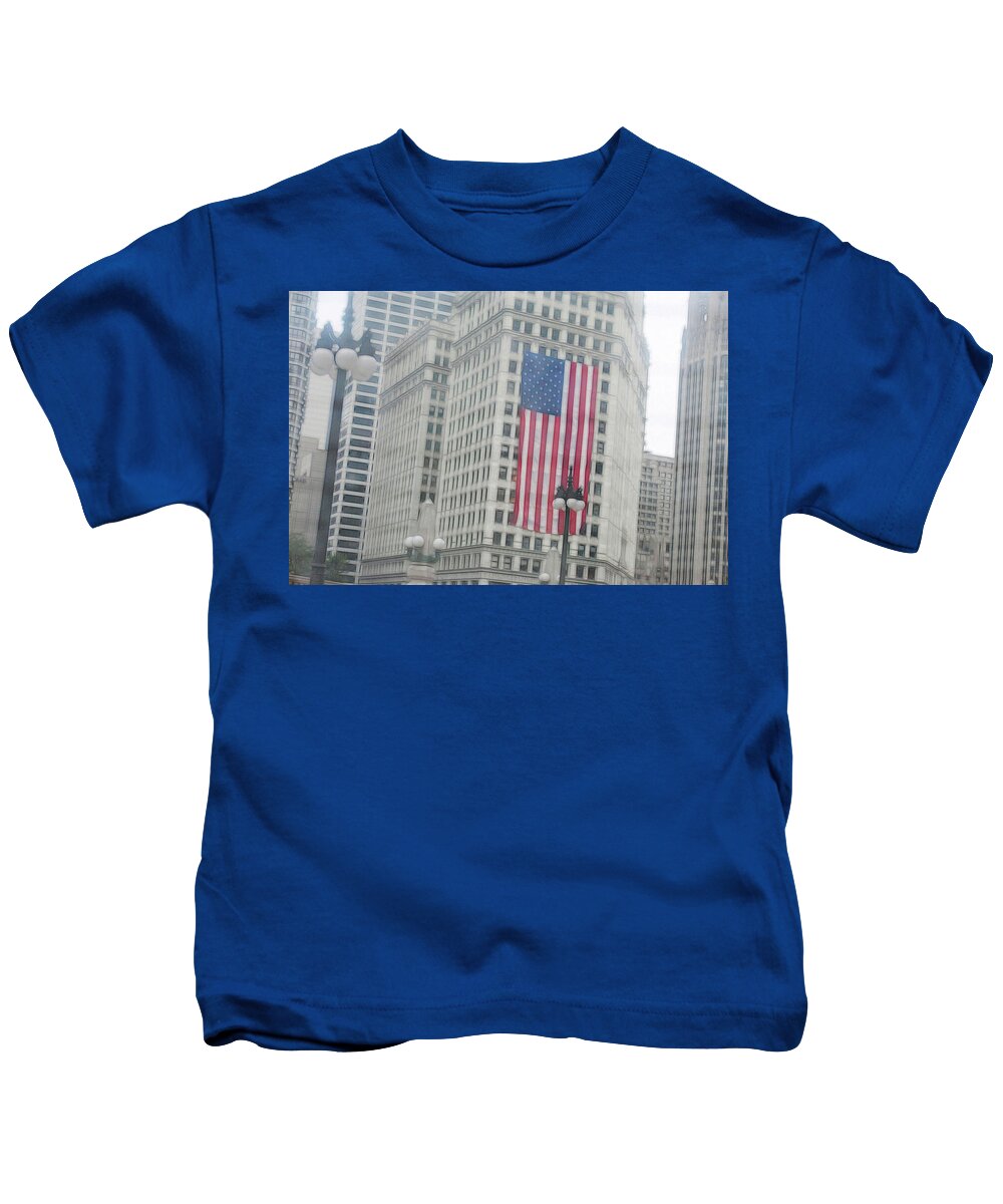 Patriotic Chicago - Kids T-Shirt