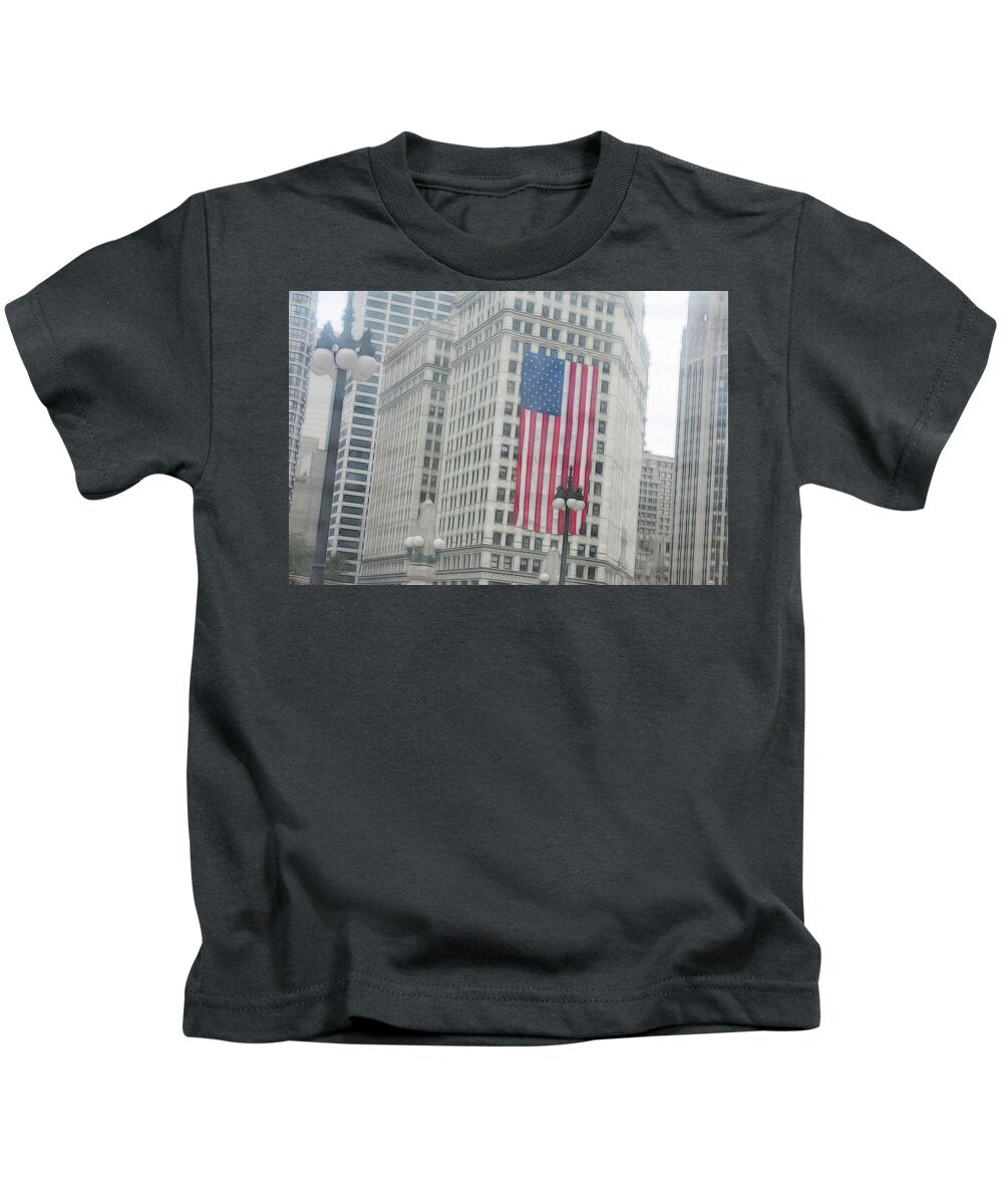 Patriotic Chicago - Kids T-Shirt