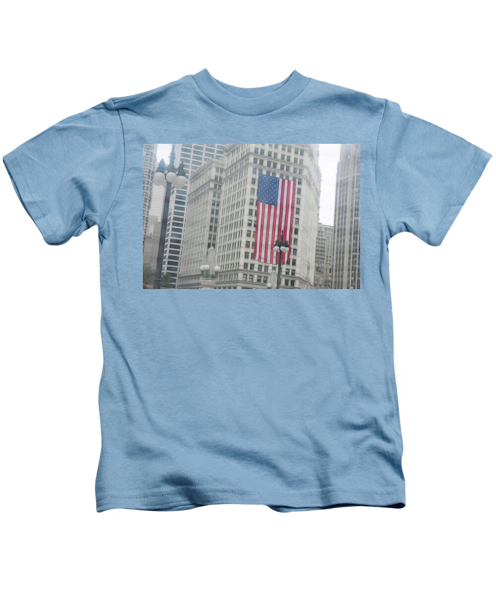 Patriotic Chicago - Kids T-Shirt