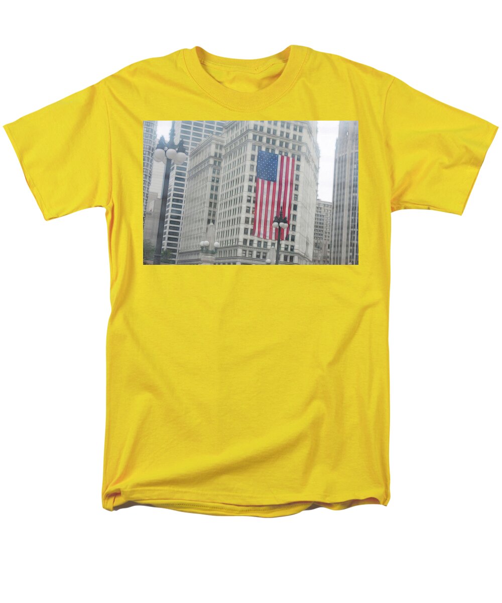 Patriotic Chicago - Men's T-Shirt  (Regular Fit)