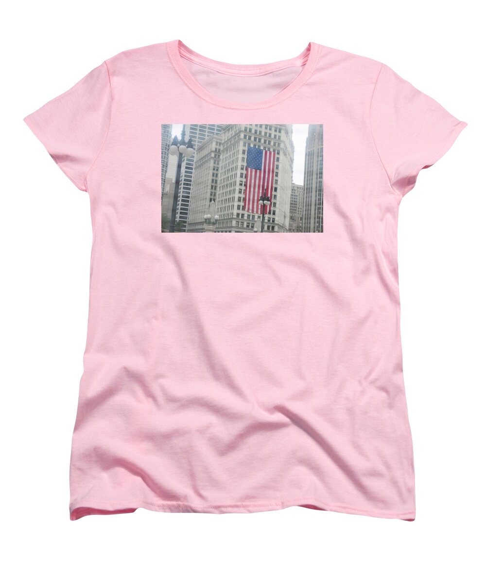 Patriotic Chicago - Women's T-Shirt (Standard Fit)